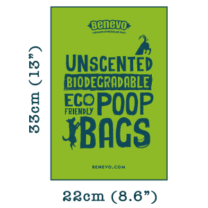 Benevo poop bags eco-friendly large size