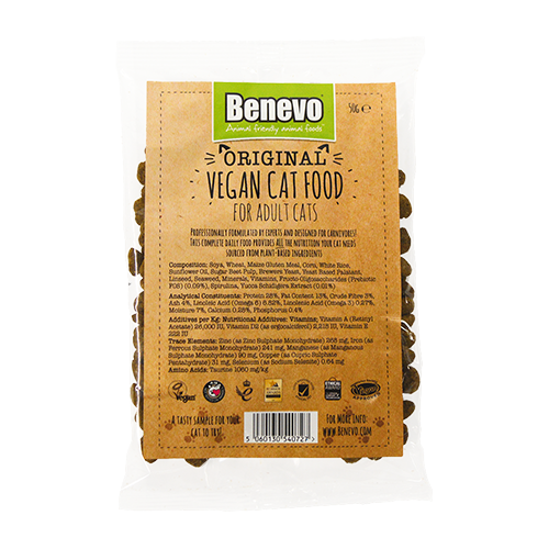 Benevo Cat Adult Original Vegan Cat Food Sample